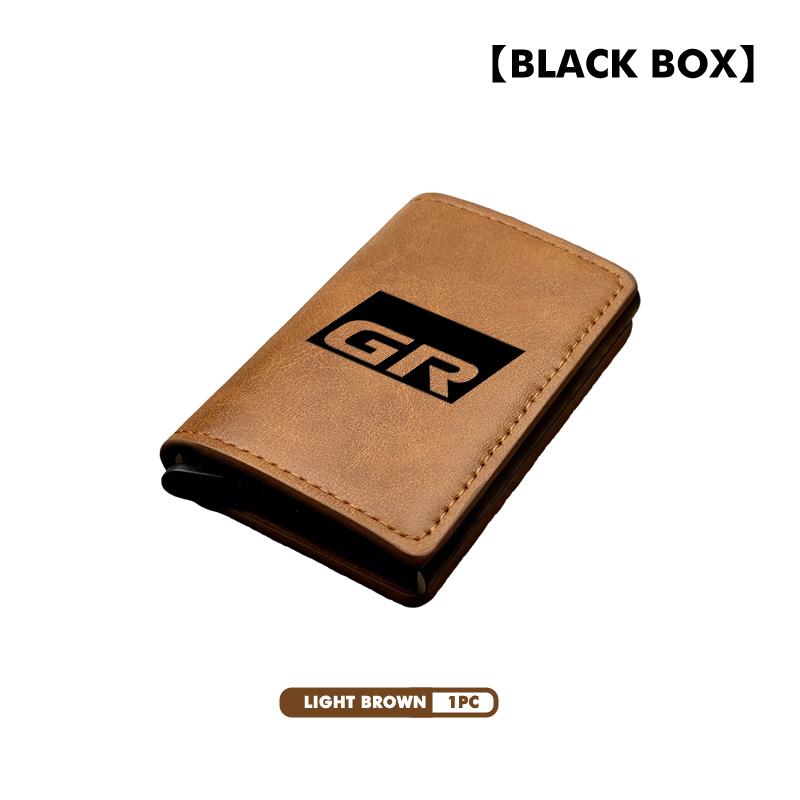 For Toyota Men's Car Anti Magnetic Anti Theft Storage Bag ID Credit Card Wallet Crown Yaris Corolla Prius Auris CHR Avalon GR