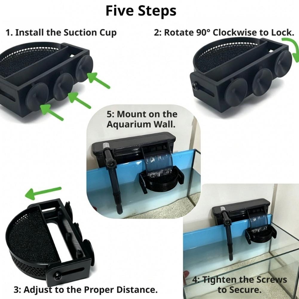 Aquarium Filter Fish Tank Water Flow Controller & Buffer Fish Tank Flow Regulator Water Change Dispenser Filter Baffle