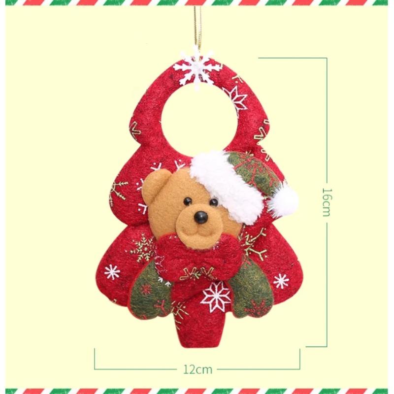 

Подвески Санта Снеговик Рождественские украшения для елки Подвесная кукла Ручная работа Декор Поставщик Рождественские украшения для дома Детский подарок D-1PC