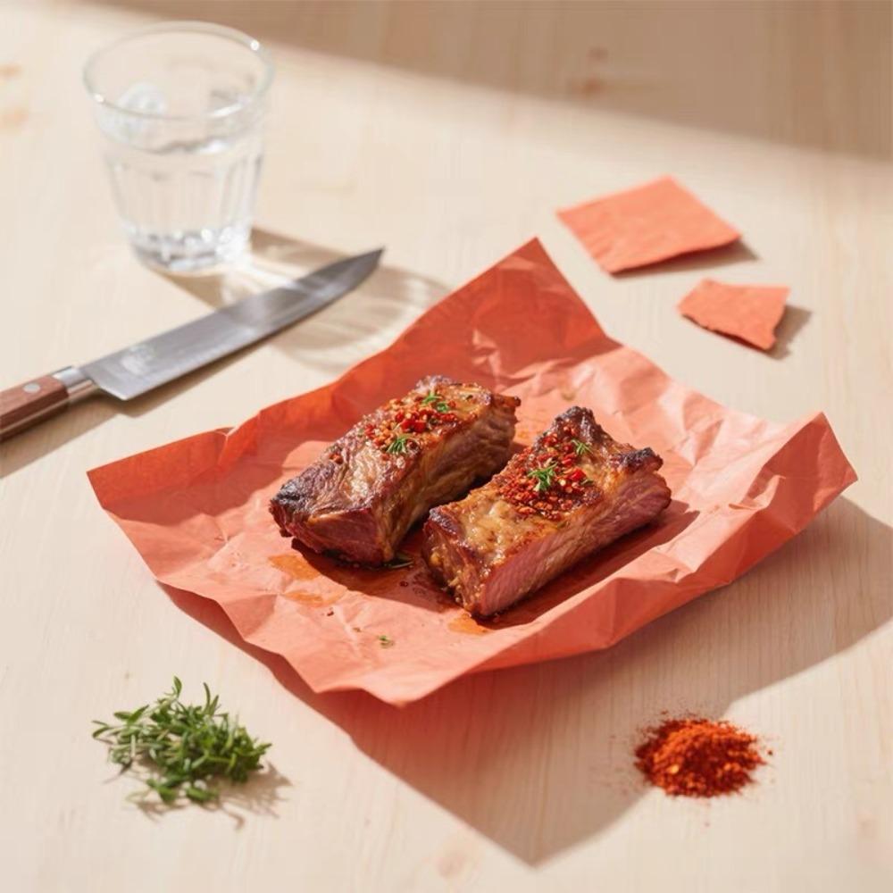 Papier d'emballage pour viande fumée épais Papier de cuisson résistant à la chaleur Bœuf