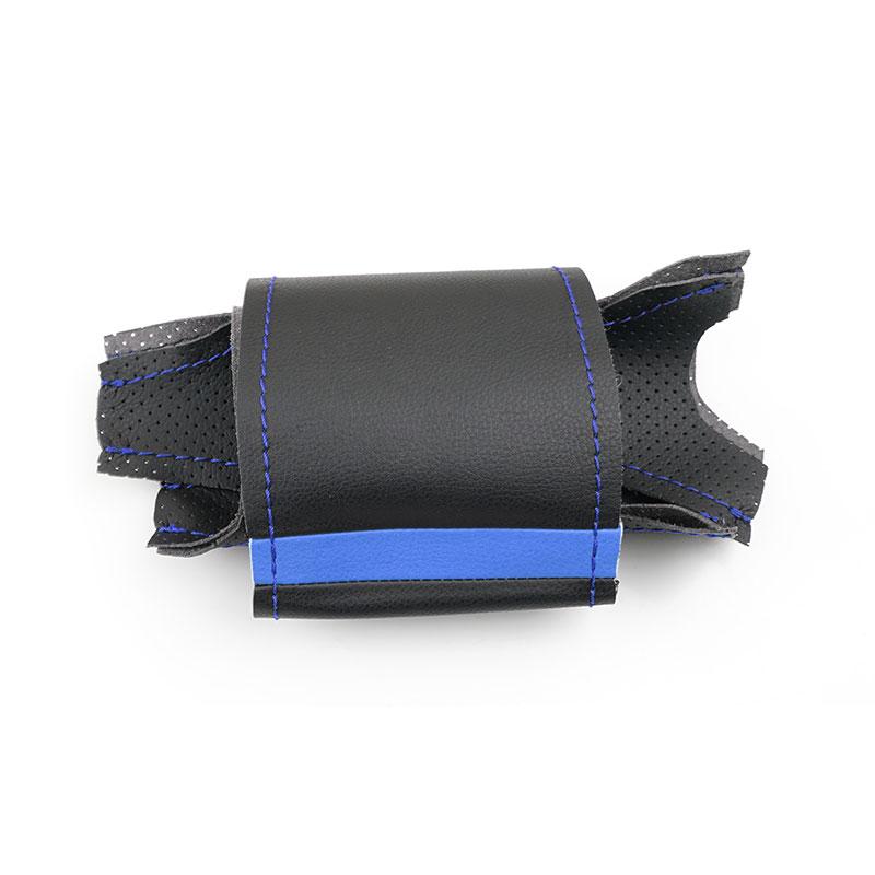 For Renault Clio 3 RS 2005 2006 2007 2008 2009 2010 2011 2012 2013 Hand-stitched Steering Wheel Cover Perforated Leather Trim