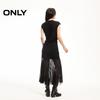 Only Women's Elegant Mesh Two-Piece A-Line Long Dress