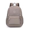 Solid Color Backpack Nylon Women's Backpack Travel Schoolbag