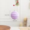 Purple Color Christmas Tree Ornaments Plastic Material Christmas Spheres  Holiday Decor