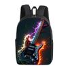 Guitar Printing Single Layer Backpack for Boy and Girls Best Gifts 2D Flat Cartoon School Bags for Children