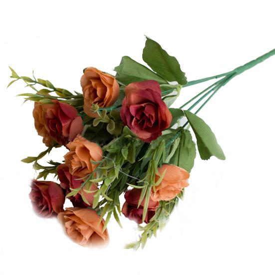 10 hlav Umělá falešná růže Begonia Květ Svatební Banket Party Domácí dekorace