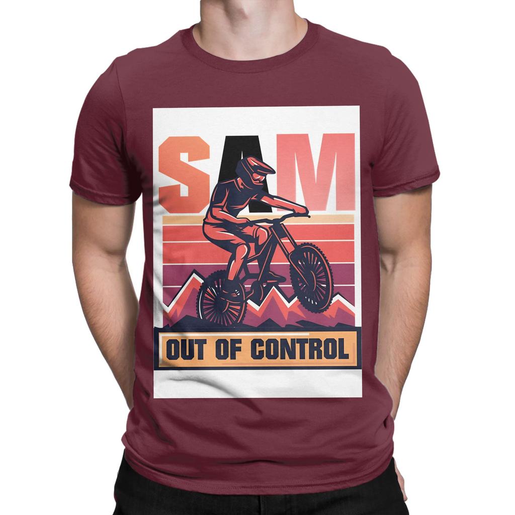 Sam Pilgrim OF CONTROL Funny Graphic 100 Cotton TShirt Sam Pilgrim Tops Tees For Unisex
