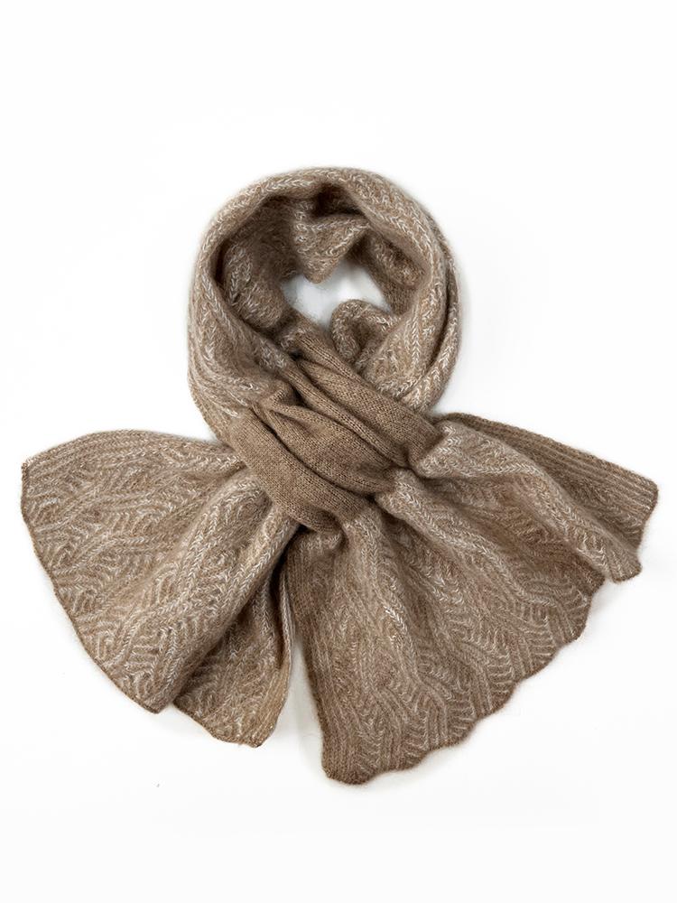 100 Baby Cashmere Super Soft Neck Ring Scarf Knitted Women Neck Warmer Small Scarves Snood Autumn Winter Cowl Pure Cashmere Acc