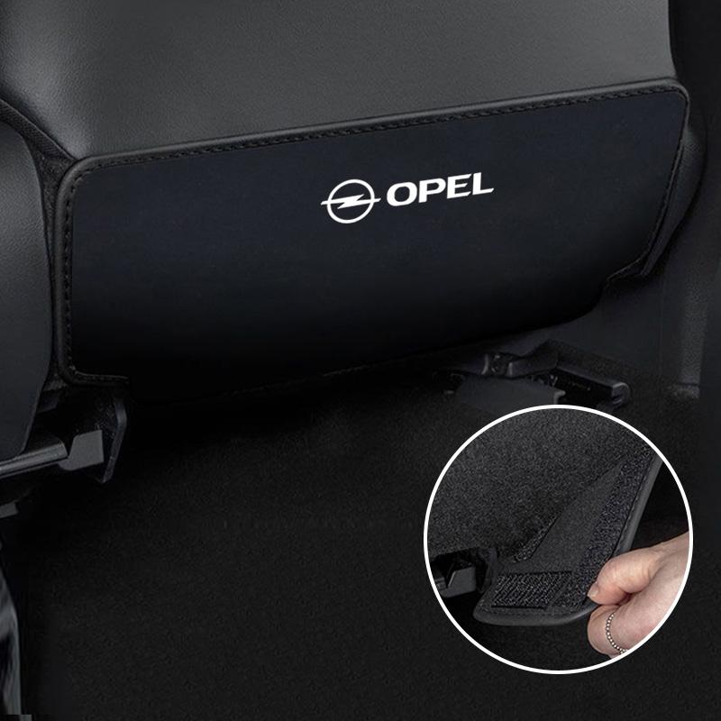 1Pcs Car Seat Anti-Kick Mats Anti-Dirty Pads For Opel Astra G H J K F Corsa D Zafira B Insignia Mokka Regal Ampera Frontera OPC