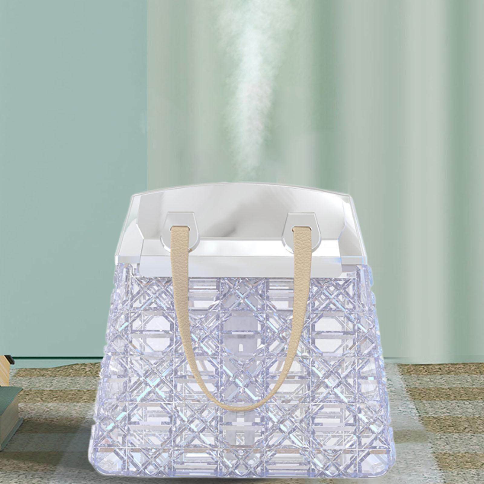 

Компактный USB-увлажнитель воздуха с ночником и функцией распыления для путешествий и дома светло-синий