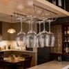 Carbon Steel Goblet Cup Hanger Easy Install Hanging Wine Glass Rack 27cm 34cm for Home Bar Kitchen Organization