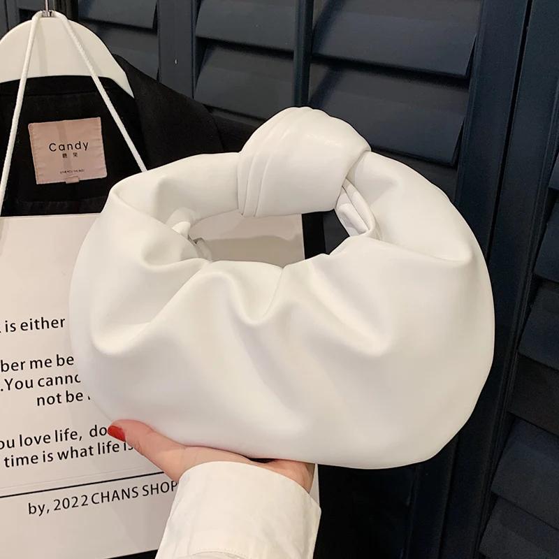 

Небольшая женская сумка из искусственной кожи, сумка на плечо, рюшированная праздничная сумка, модные женские сумки-мессенджеры через плечо