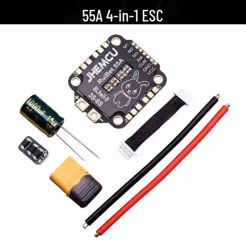 

JHEMCU 55A 4-in-1 ESC