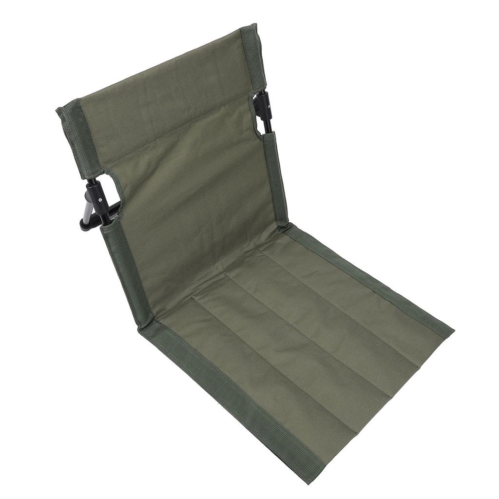 Camping Sammenleggbar Stol Lett Komfortabel Salongstol Enkel Latsabbstol med Ryggstøtte For