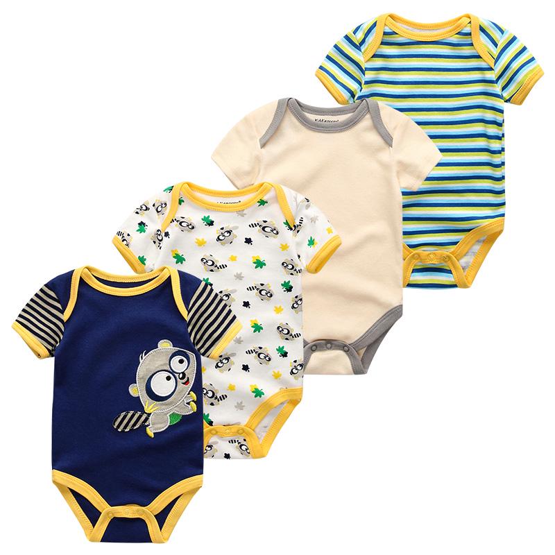 Baby Clothes Newborn Bodysuits Short Sleeve Infantil Toddler Costumes Kids Clothing BDS4037