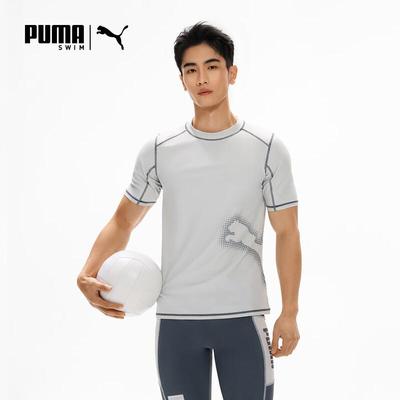 Men's Short Sleeve Sun Protection Swim Top