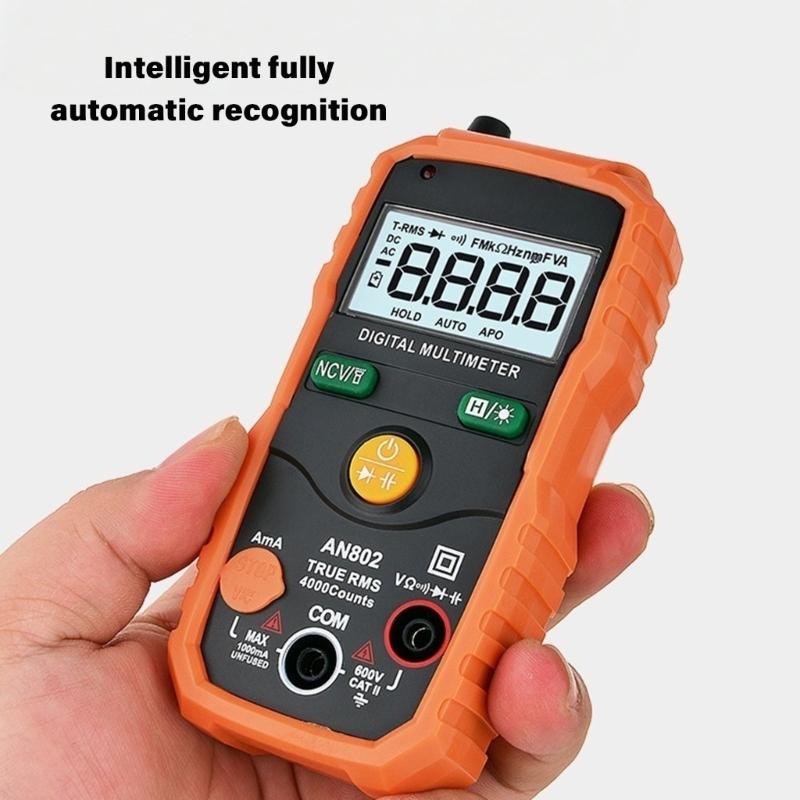 Multifunction Digital Multimete True RMS Handheld High Precisions Tester NCV Votage Current Resistance