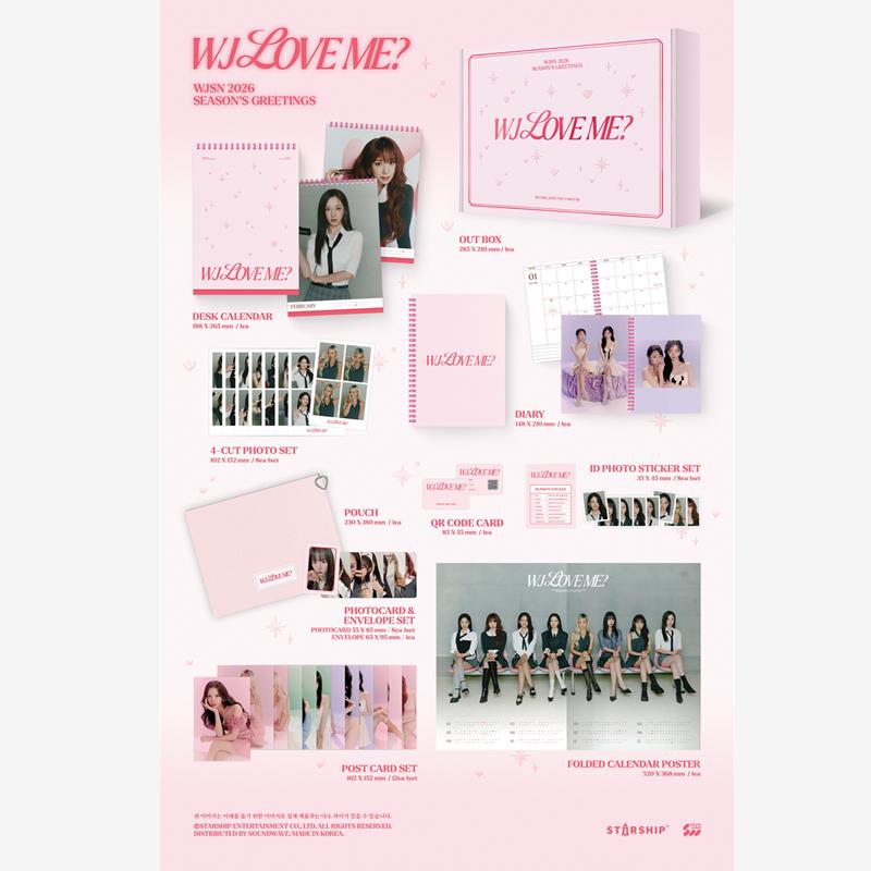 [Pre-order] WJSN 2026 SEASON'S GREETINGS [WJ LOVE ME] (Online Benefit)