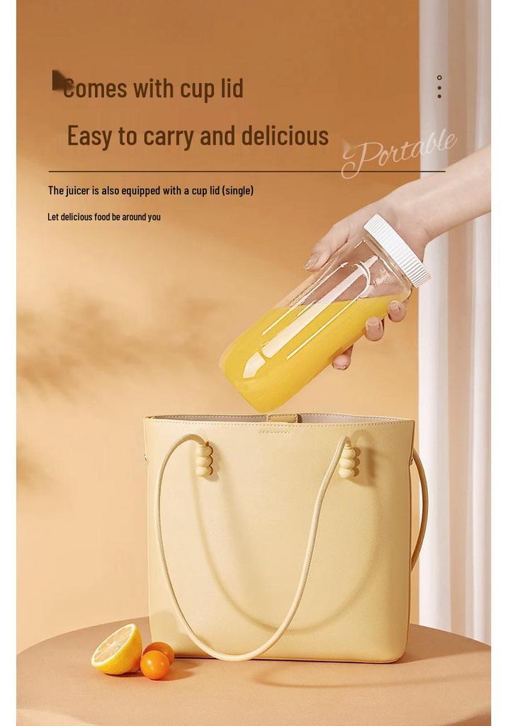 Compact Rechargeable Multi-Function Juicer & Ice Crusher for Baby Food, Smoothies, and Fruit Juice