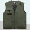 Outdoor Photography Overalls Vest Waiter Tooling MultiPocket Advertising Vest