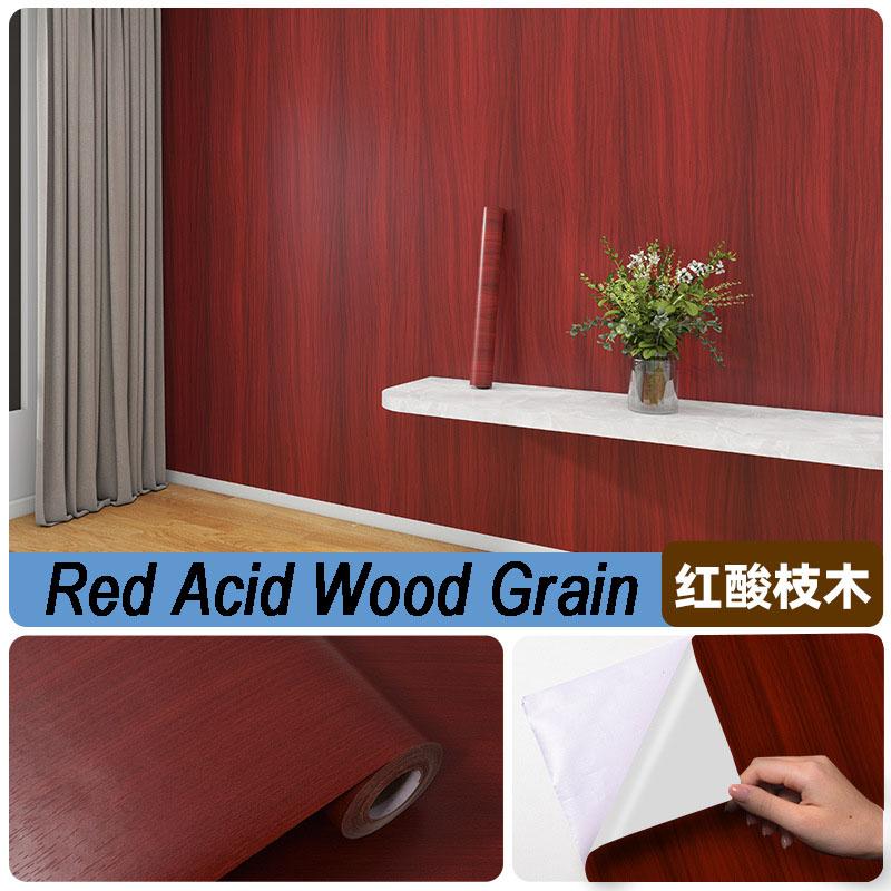 40CMx2M Selbstklebende Holzmaserung Möbelaufkleber PVC Tapete Schränke Folie Vinyl Arbeitsplattenaufkleber Für Möbel Küche