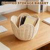 Rattan Storage Basket For Home And Guesthouse Decoration, Toy And Sundry Storage Basket, Handmade.