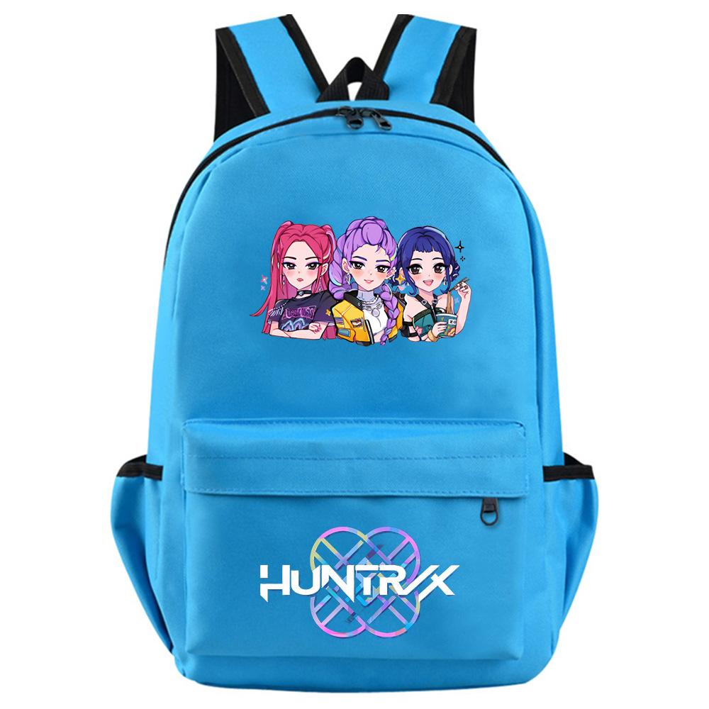 Anime K-Pop Demon Hunters Printed Backpack for Teenager Student Girl Boy Bookbag Schoolbag Women Large Capacity Waterproof Travel Bag Kid Gift