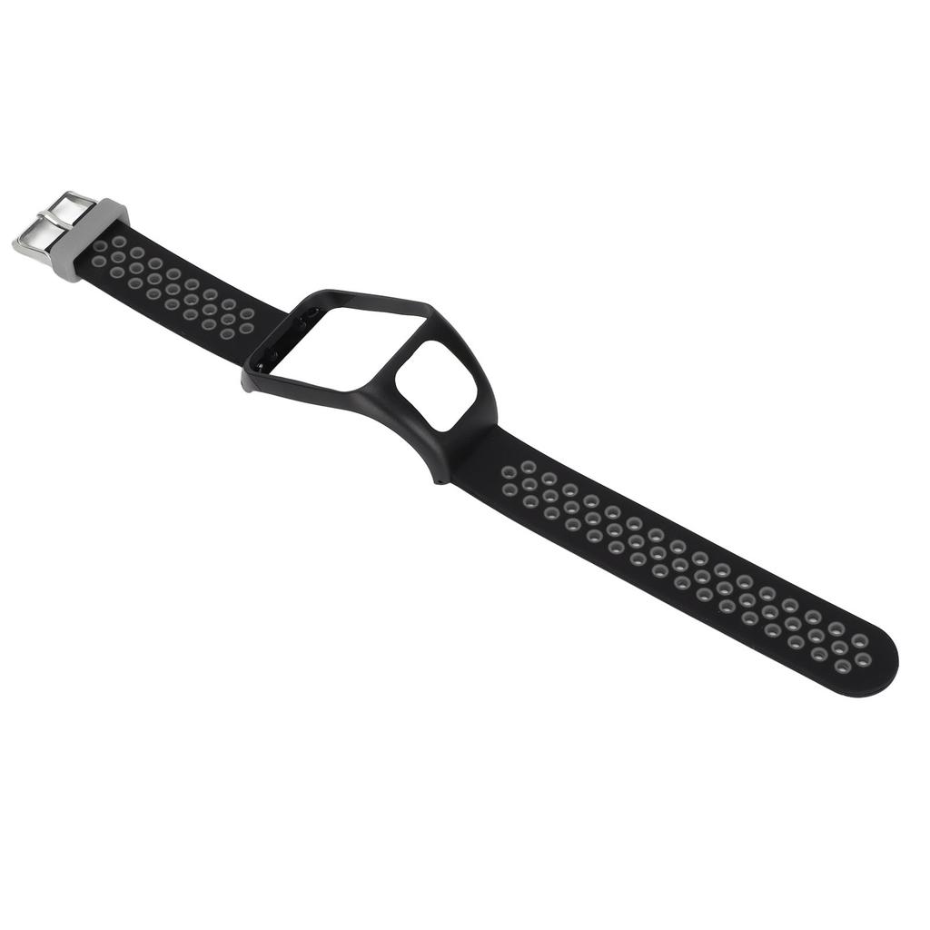 Smartwatch Band Silicone Wrist Watch Strap Dual Color with Pin Buckle for TOMTOM Runner3