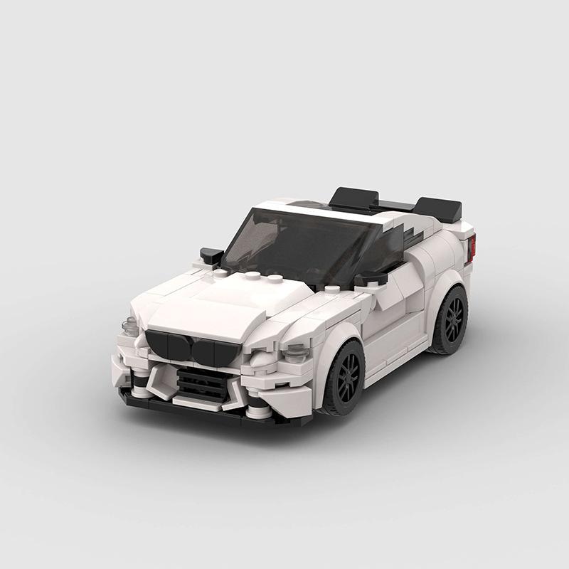 Technical Speed Car MOC City Racing Car Rally Building Blocks Bricks Set Retro Ornament Diy Toys For  Kid Adults Birthday Gifts