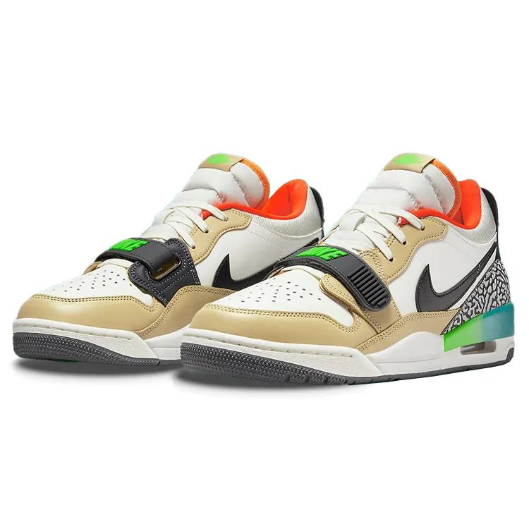 Air Jordan Legacy 312 Low 'Gradient' (Unisex) Sail / Black / Sail / Sesame Vintage Basketball Shoes DZ2762 101