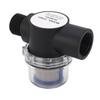 1/2in-14 Inline Filter Female Thread Black Water Pump Strainer Filter 50 Mesh Screen Plastic Strainer Filter RV Water Systems