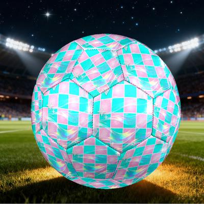 1pc Pastel Stars Size 5 Soccer Ball Professional Match Training Football Indoor &Outdoor Sports Ball Lightweight Durable C6528