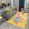 Cute Cartoon Axolotl Carpet for Bathroom Entrance Non-Slip Carpet Pink Living Room Bedroom Mat Welcome Doormat Floor Decor Rug