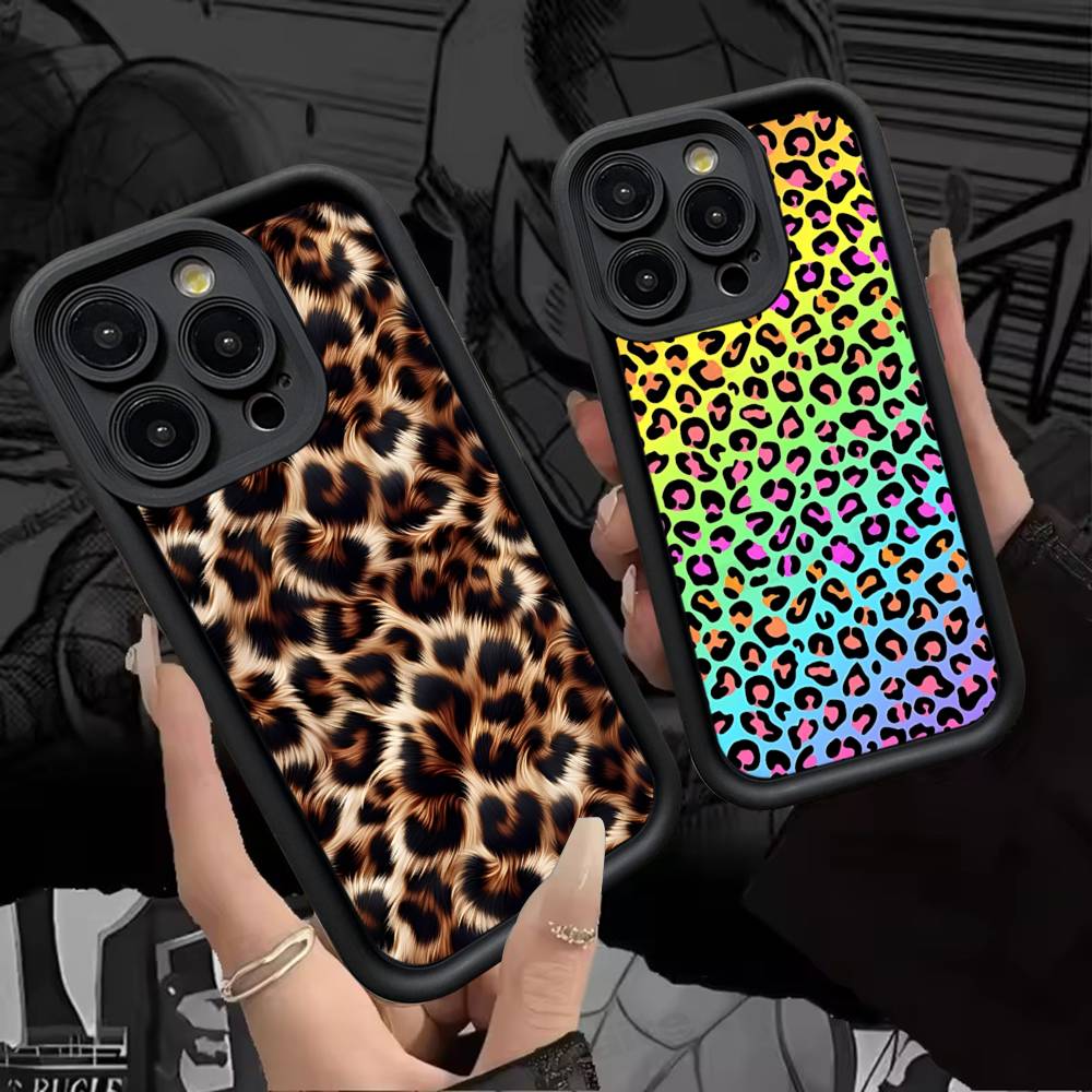 Classic Leopard Cheetah TPU Phone Cover For Iphone 17 16 15 14 13 12 11 Pro Max Plus Case Cover