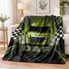 DAF Printed Flannel Blanket Warm Comfort Bed Throw For Indoor Home Decoration