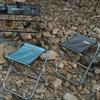 Lightweight Travel Stool Collapsible Outdoor Aluminium-Alloy Stool for Fishing