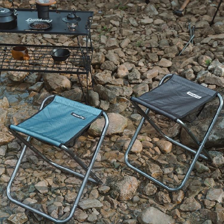 Lightweight Travel Stool Collapsible Outdoor Aluminium-Alloy Stool for Fishing