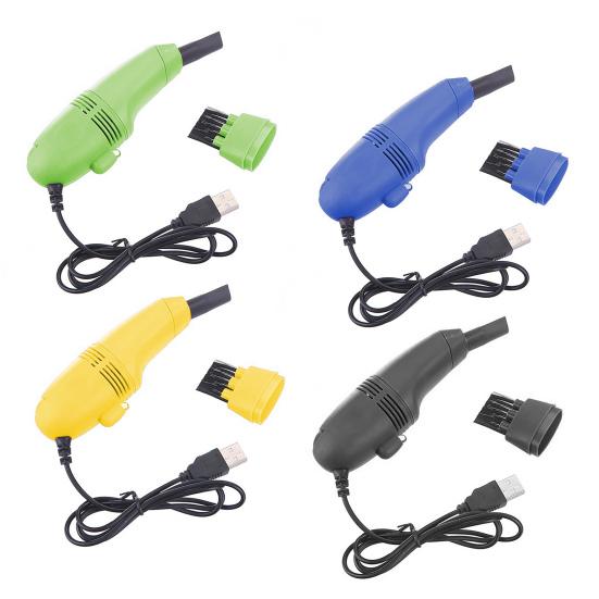 Keyboard Cleaner Strong Suction Portable Mini USB Vacuum Handheld Keyboard Dusting Brush for Computer