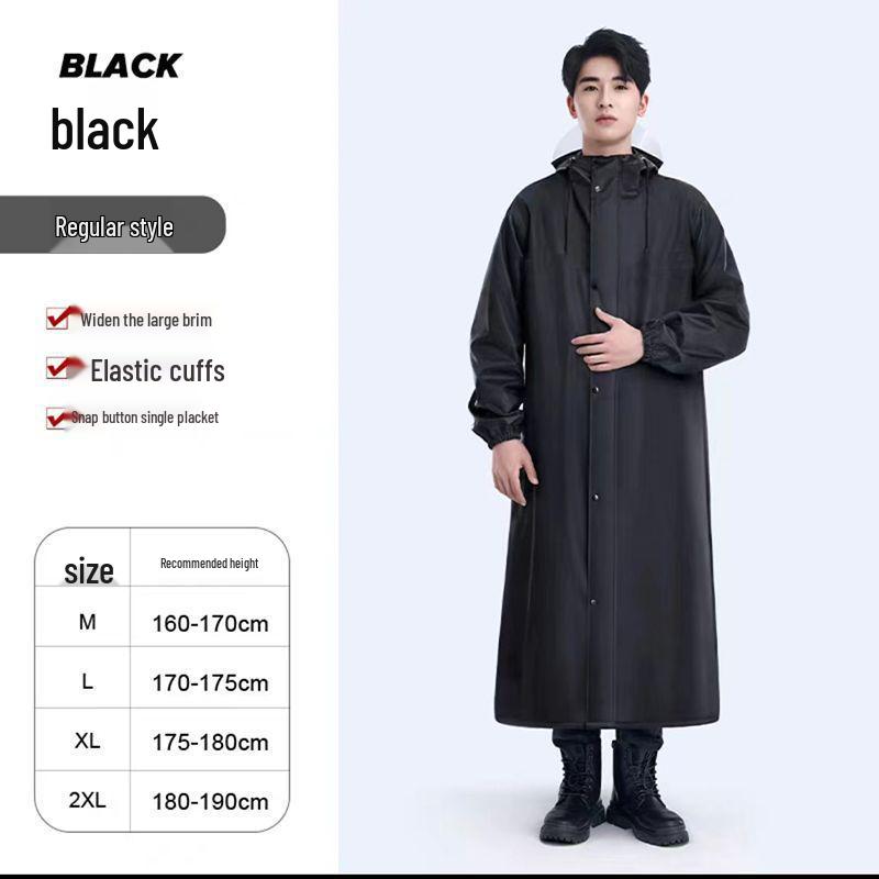 Unisex Full-Body Reflective Anti-Storm Raincoat Jumpsuit