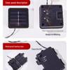 Solar-Powered Outdoor Christmas Snowman String Lights - Waterproof Festive Patio Decor