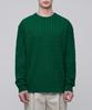 MUSINSA STANDARD Cable Crew Neck Knit [Jolly Green]