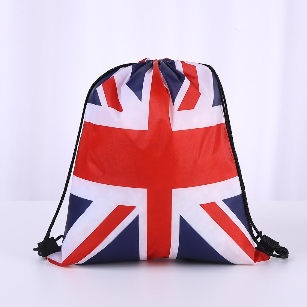 10pcs World Cup Football Drawstring Backpack for Various Countries, Drawstring Closed Football Training Bag for Team Use