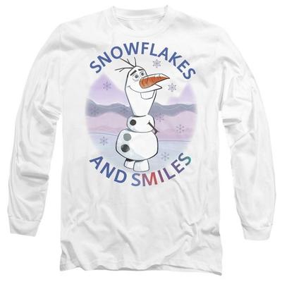 frozen Unisex Adult Olaf Snowflakes And Smiles T-Shirt