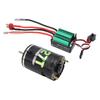 540 Brushed Motor with 65A T Plug ESC High Torsion Waterproof Electric Motor for RC Climbing Car 27T