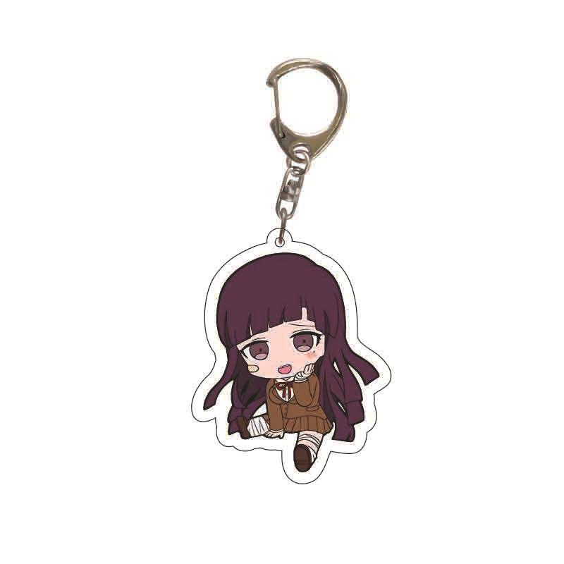 Danganronpa Monokuma, Makoto Naegi & Junko Enoshima Acrylic Keychain Charm Figure