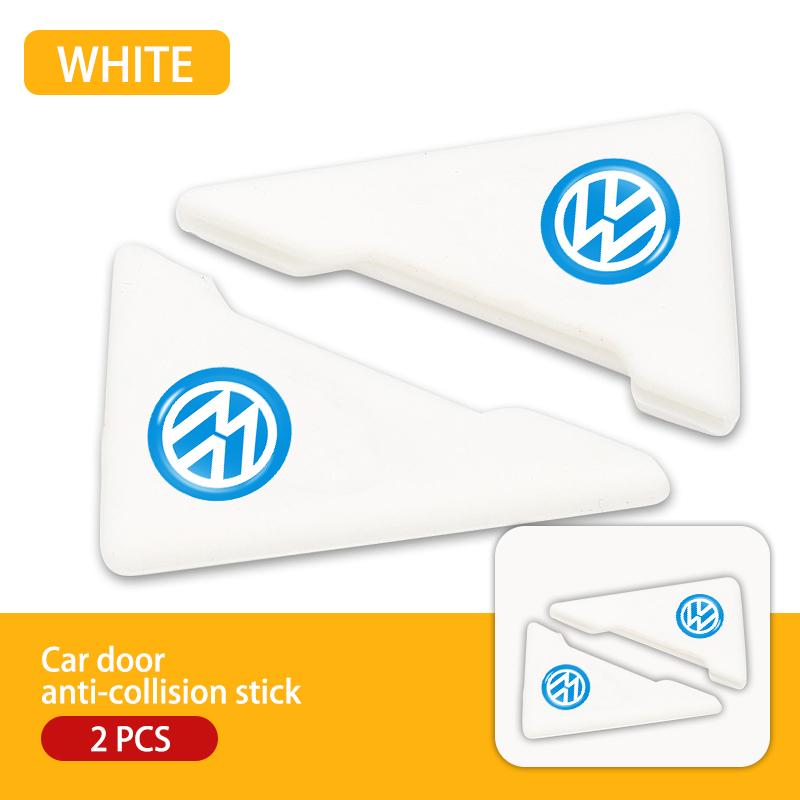 Silicone Car Door Bumper Stickers Anti-collision Paint Surface Guard For Volkswagen VW Scirocco Jetta Beetle Golf 4 5 6 Passat