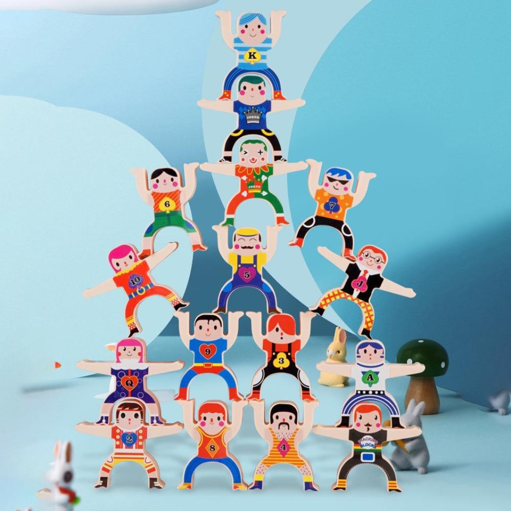 

Strongman Balance Doll Plastic Stacking High Blocks Gift Educational Toys Children Kids