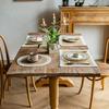Farmhouse Retro Jute Tassel Table Mat | Round Bowl Pad | Rectangular Heat Insulation Mat | Dinner Napkin | Home Decor