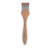 Bamboo Handle Multi-Tooth Comb Brush Round/Flat Acrylic Paint Brush High-quality Watercolor Brush
