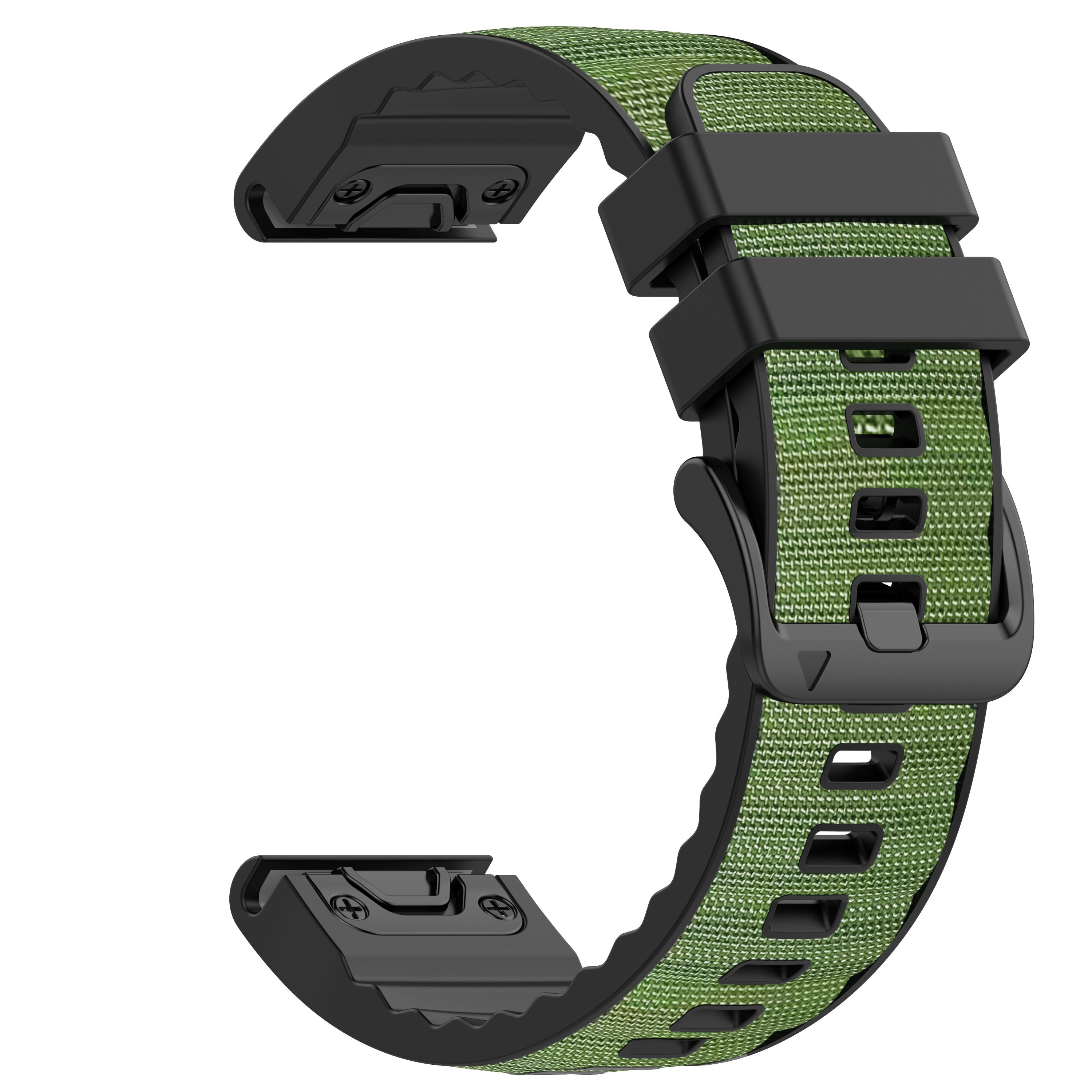 

Нейлон+Силікон 22/26 мм Ремінець Для Garmin Quatix 8 7X QuickFit Ремінець Fenix8 Pro 7X 7 6/Forerunner 970 965 745/Descent Mk3i Браслет 1pecs QuickFit 22mm